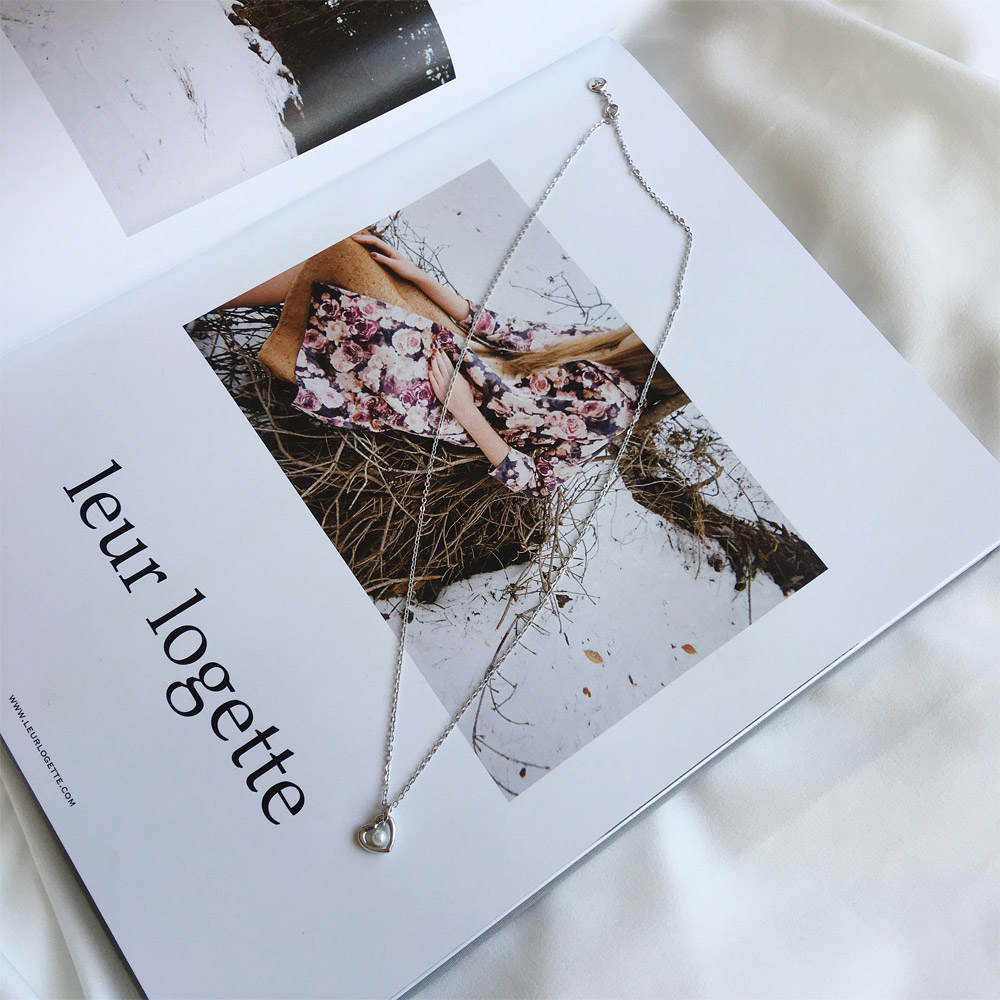 C023爱心贝珠项链