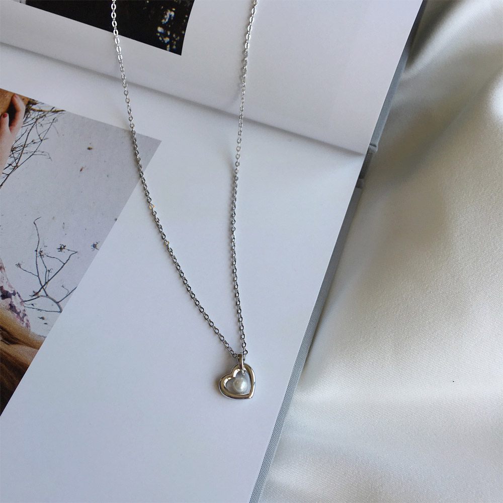 C023爱心贝珠项链