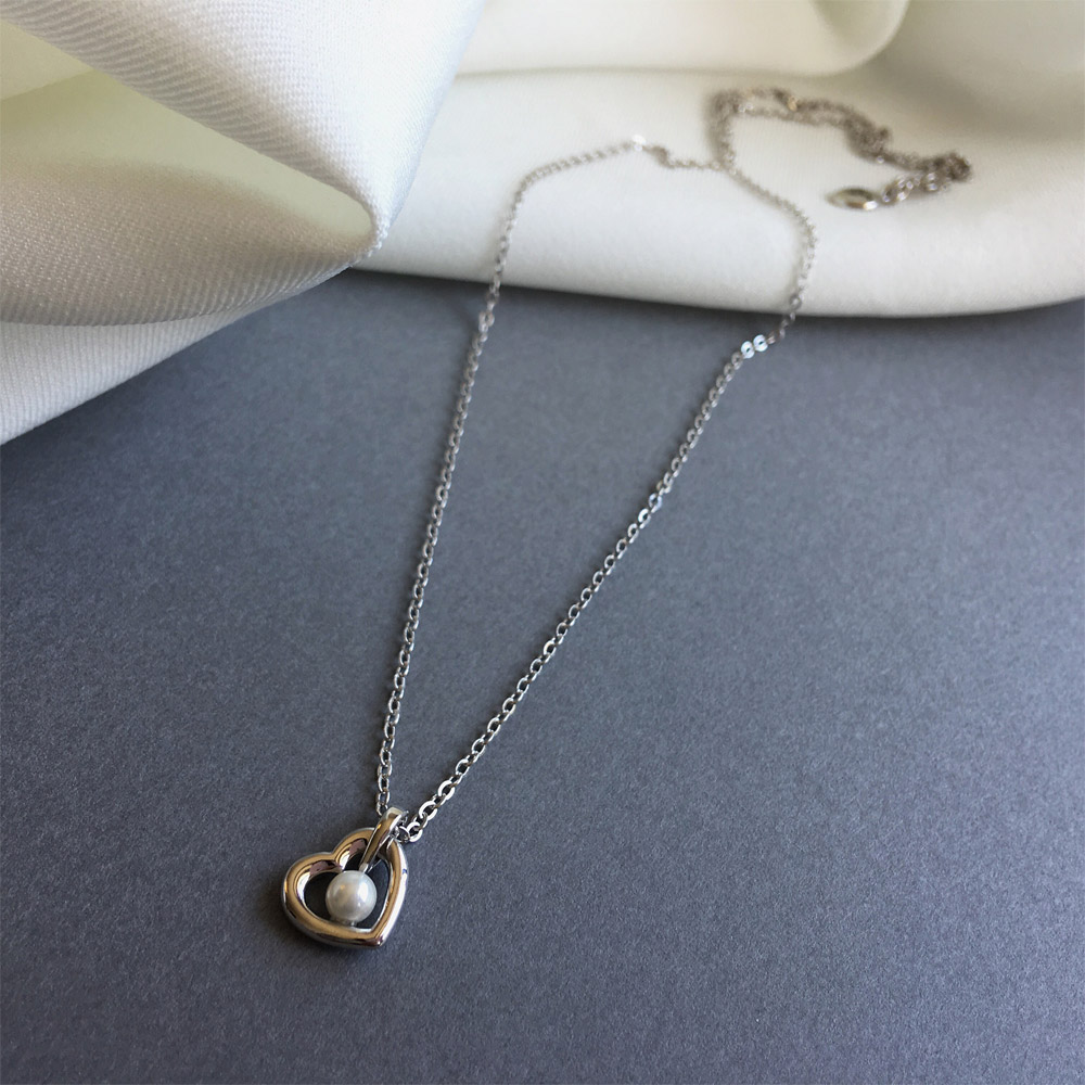 C023爱心贝珠项链