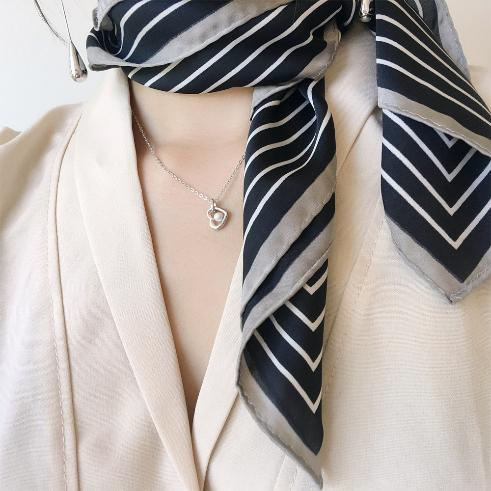 C023爱心贝珠项链