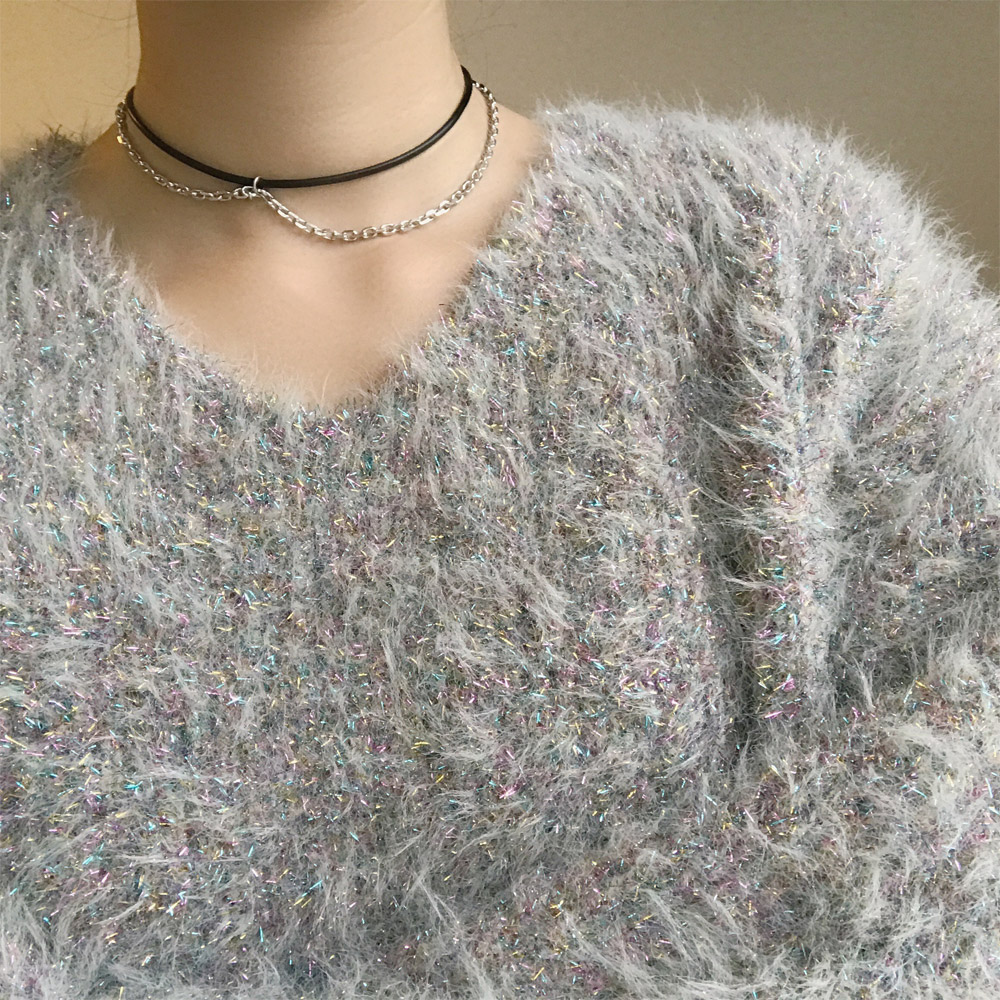 C030真皮链条项链