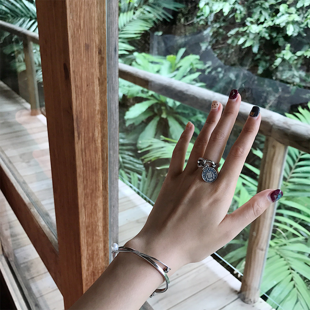 D005交叉珍珠手镯