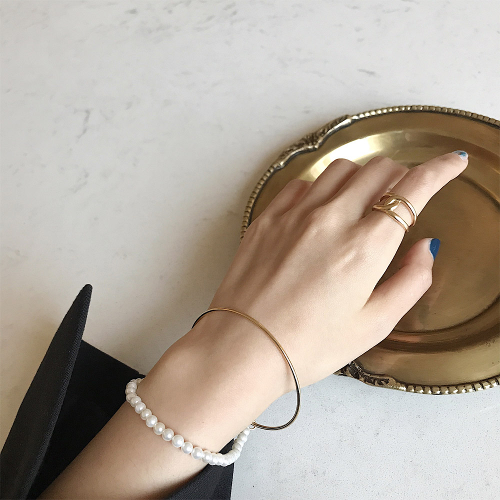 D007珍珠双层手镯