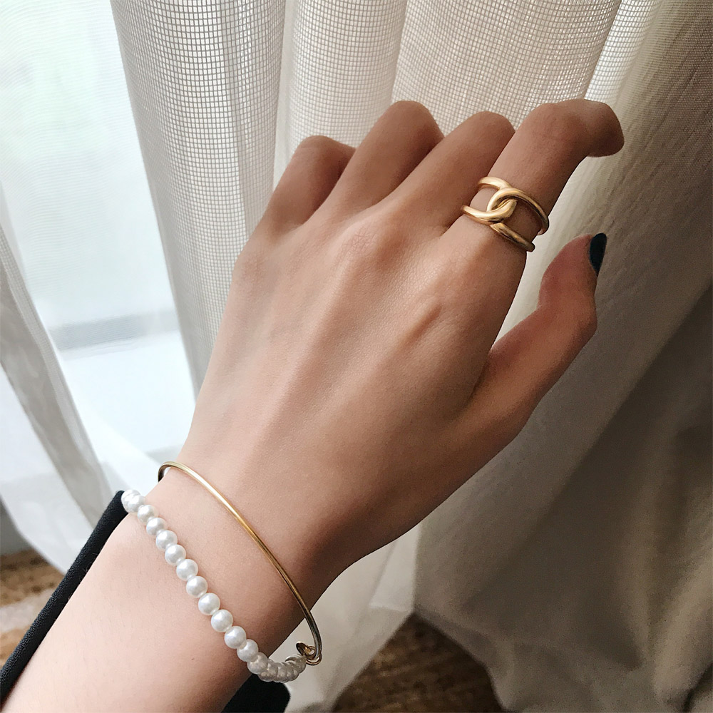 D007珍珠双层手镯