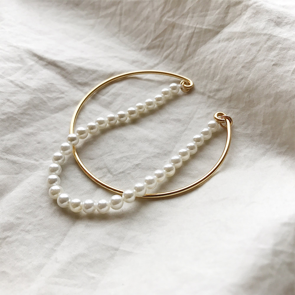 D007珍珠双层手镯