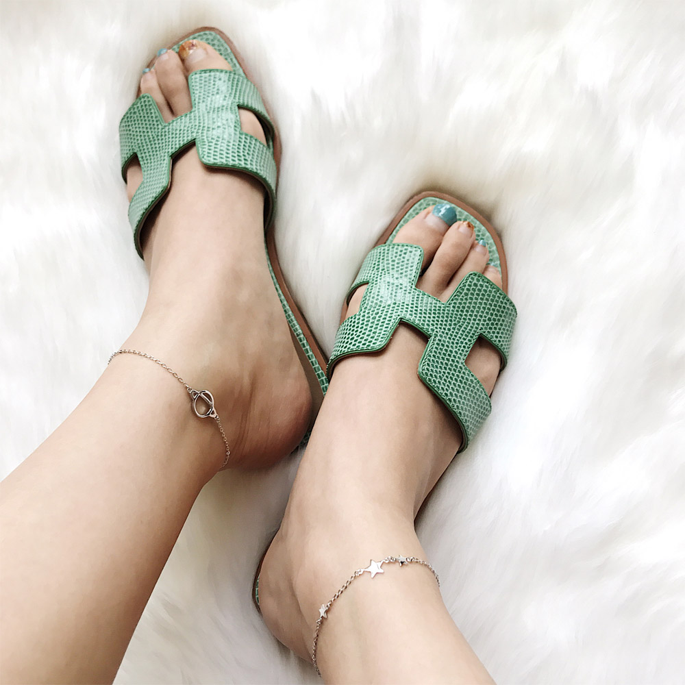 F001三颗星星脚链