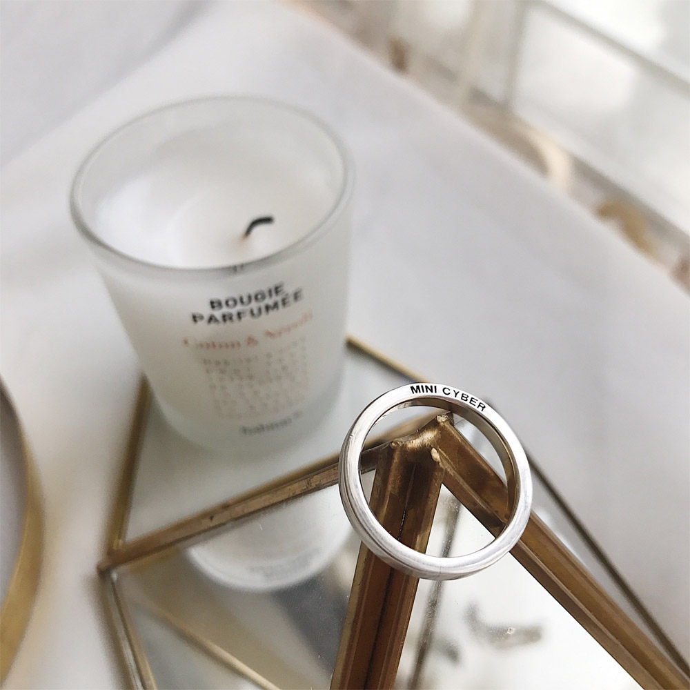 G002高光刻字戒指