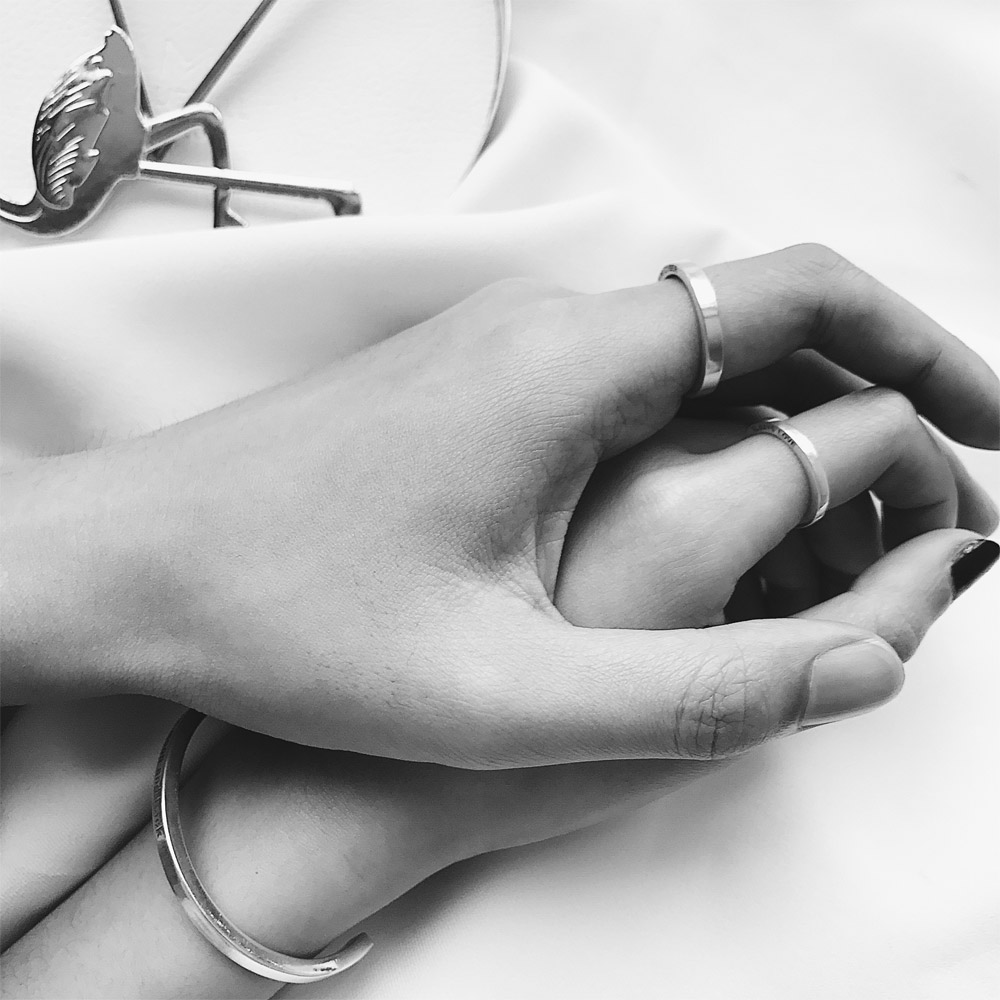 G002高光刻字戒指