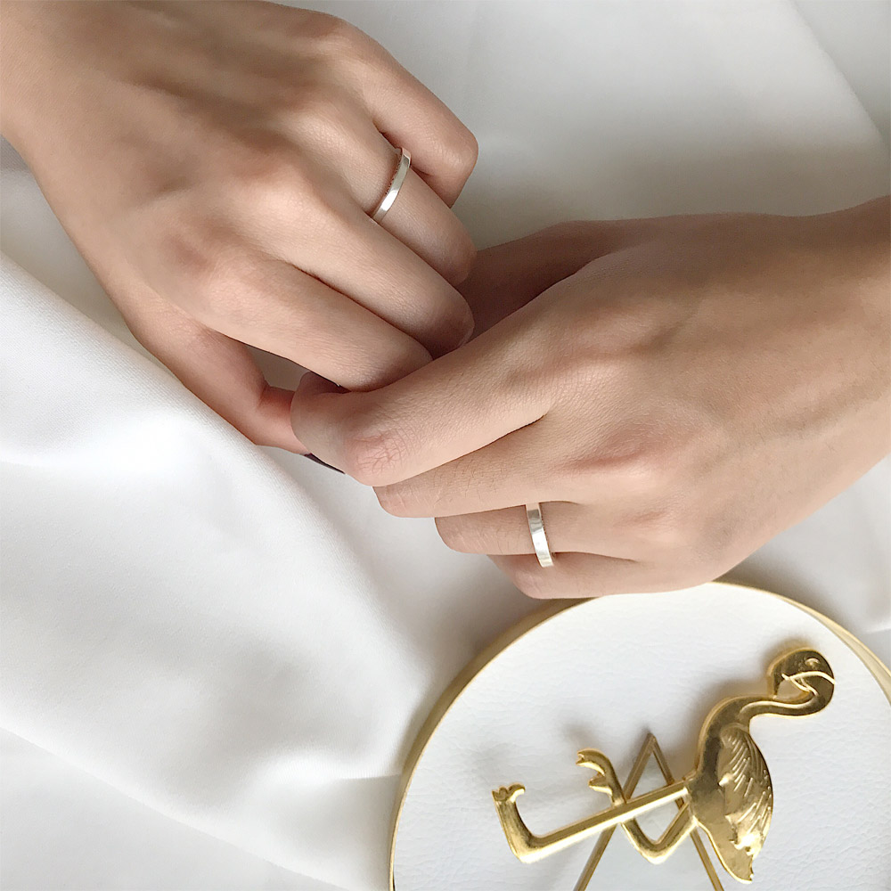 G002高光刻字戒指