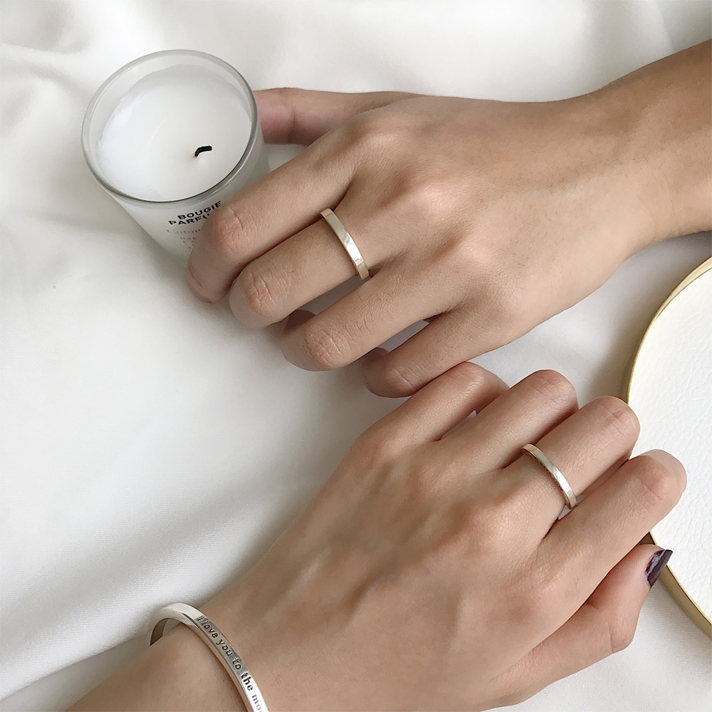 G002高光刻字戒指