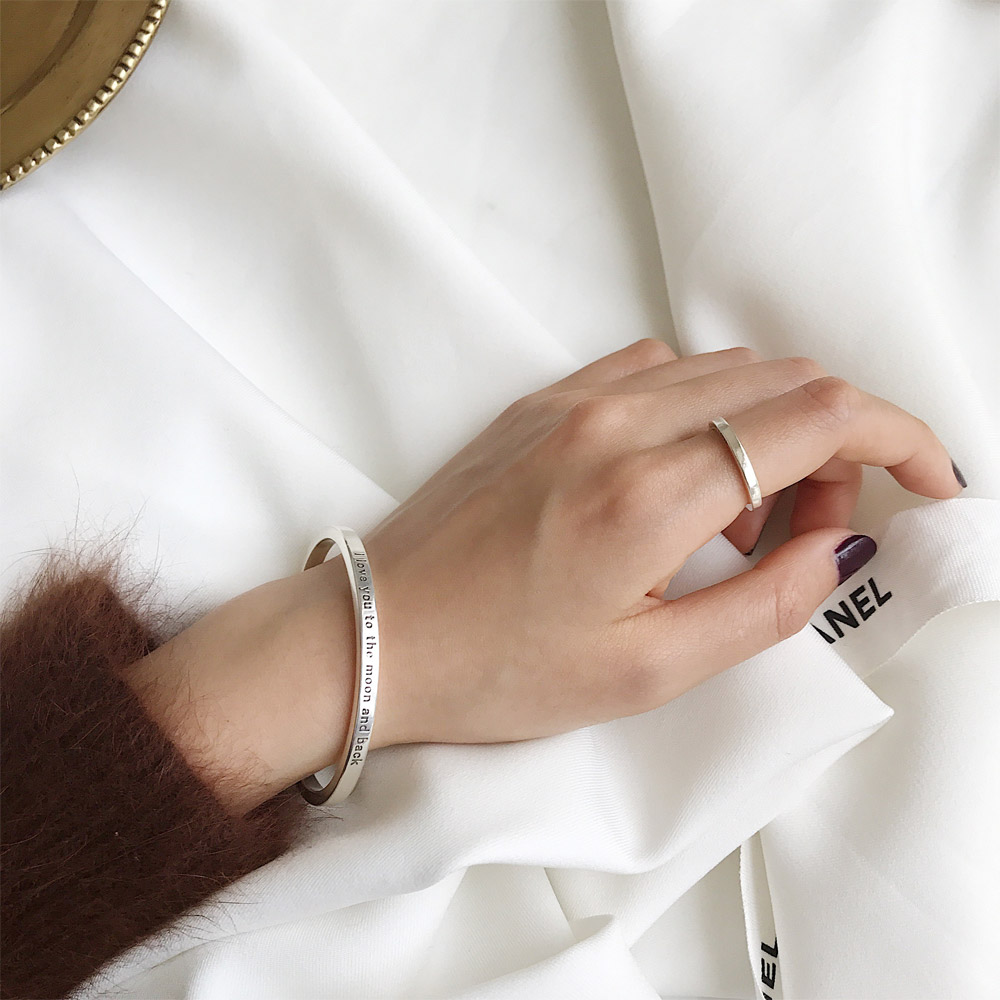 G003高光刻字手镯