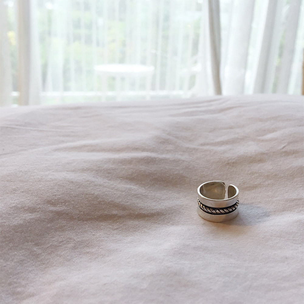 A013麻花情侣戒指