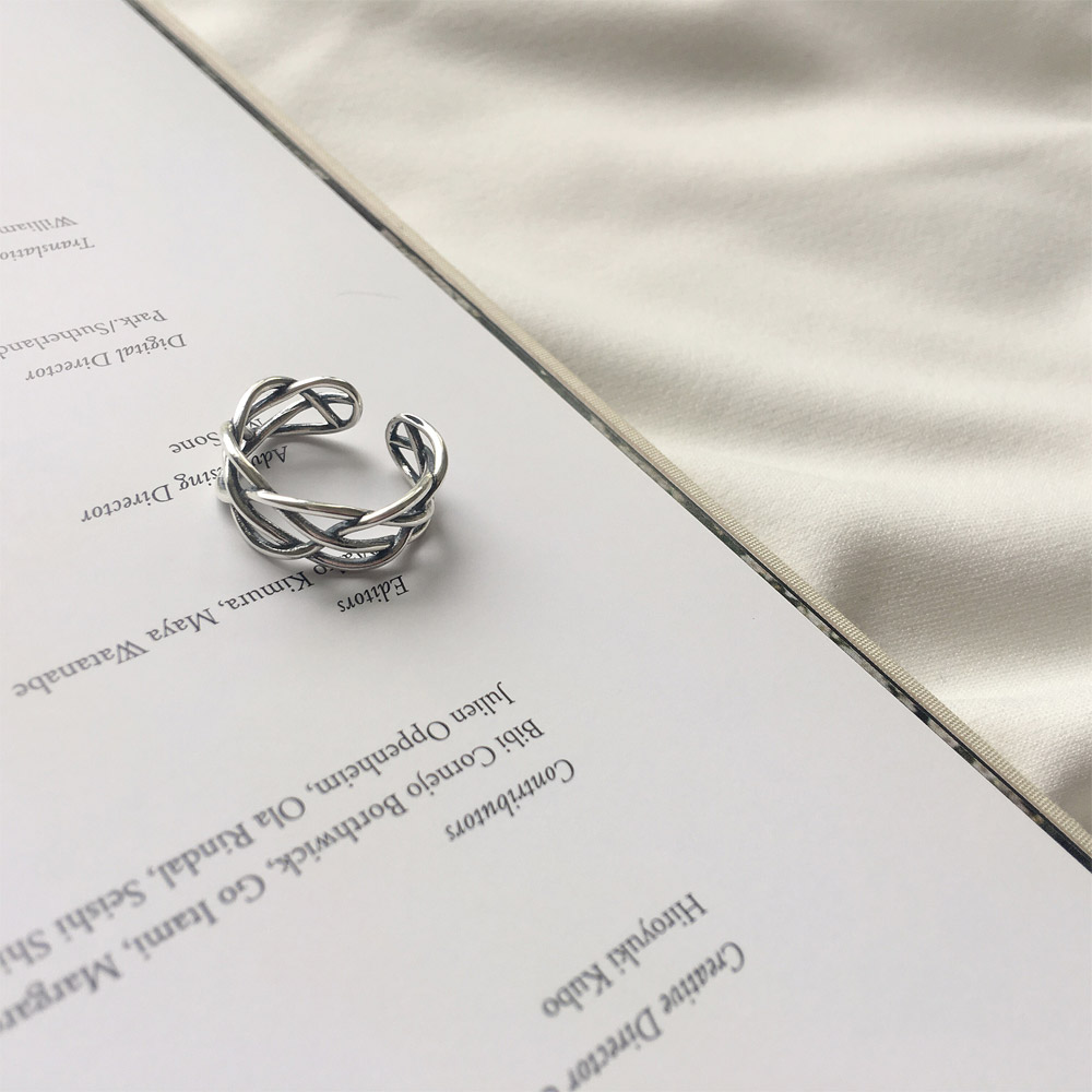 A014做旧镂空戒指