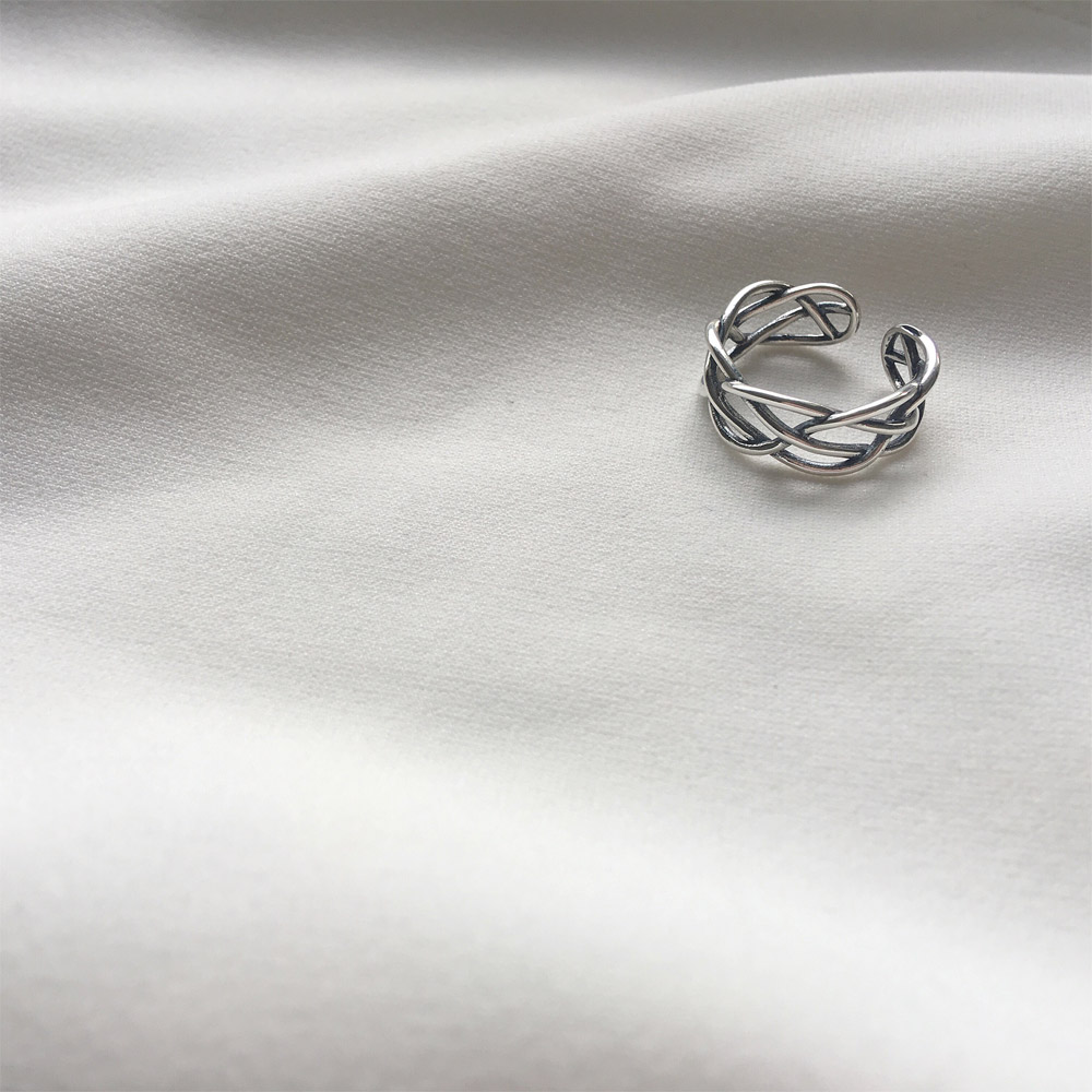 A014做旧镂空戒指