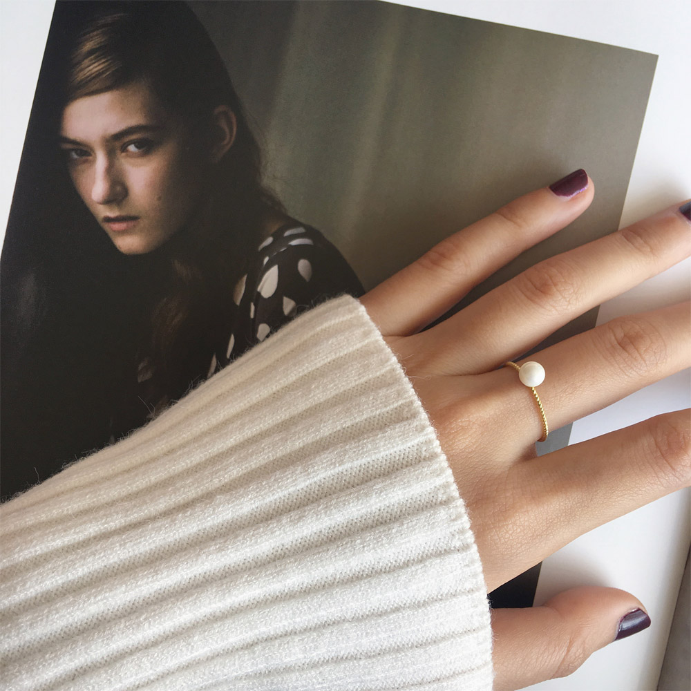 A024_A025_B005金单圈戒指_珍珠金单圈戒指_金蛇骨手链