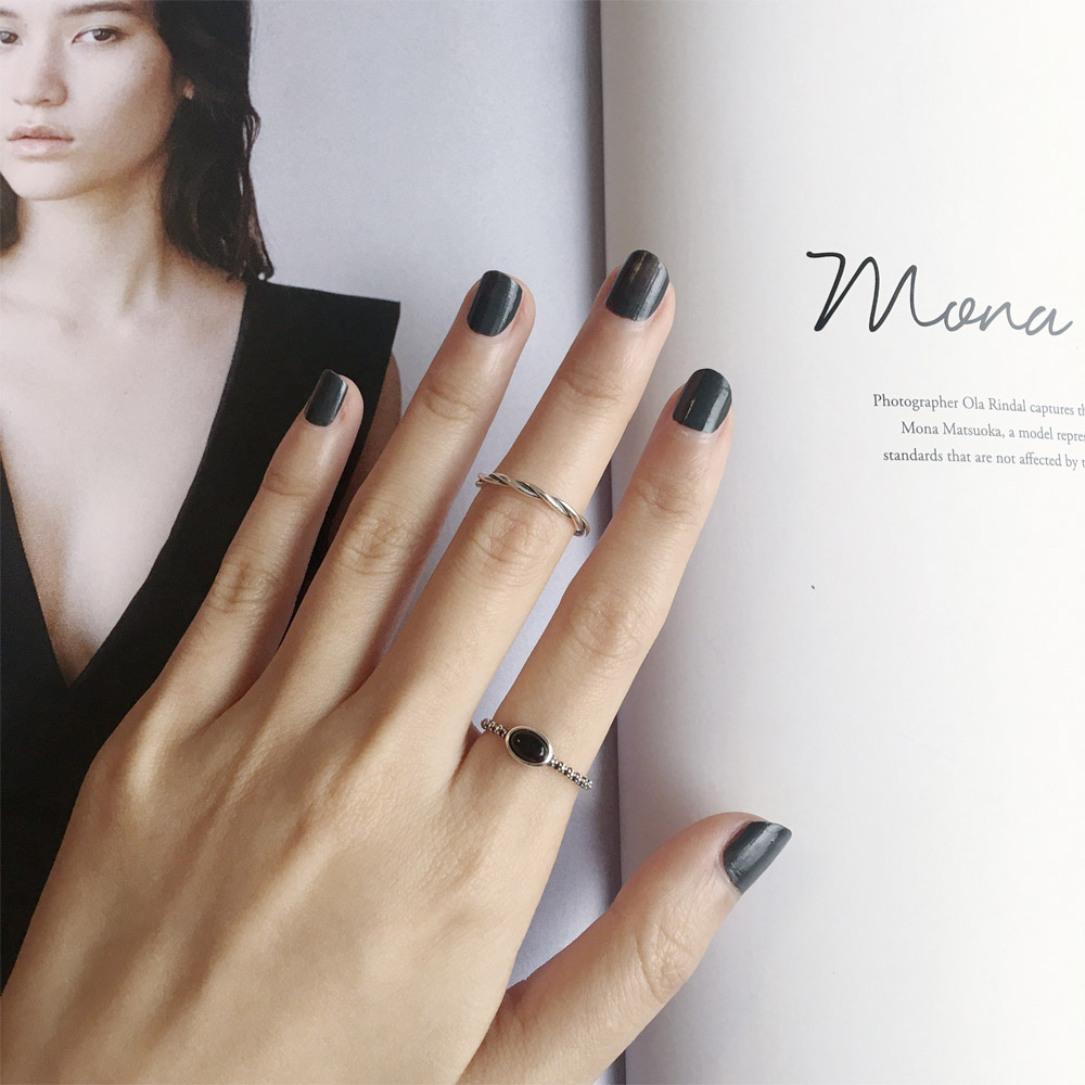 A028_A029麻花_黑玛瑙戒指