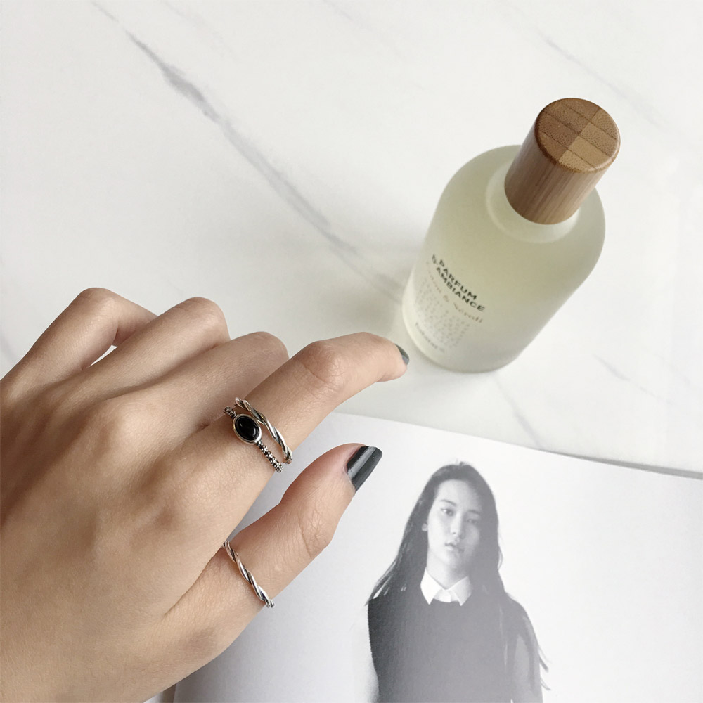 A028_A029麻花_黑玛瑙戒指