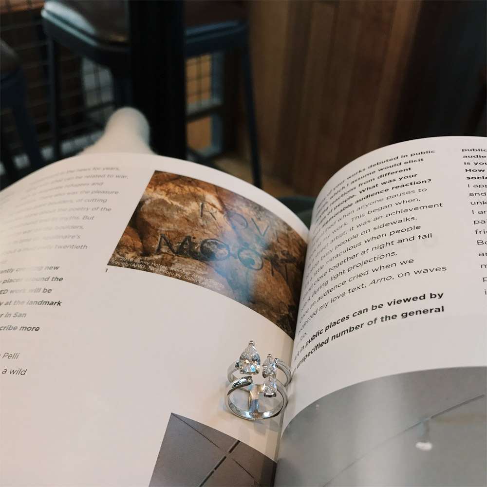 A033不规则锆石戒指