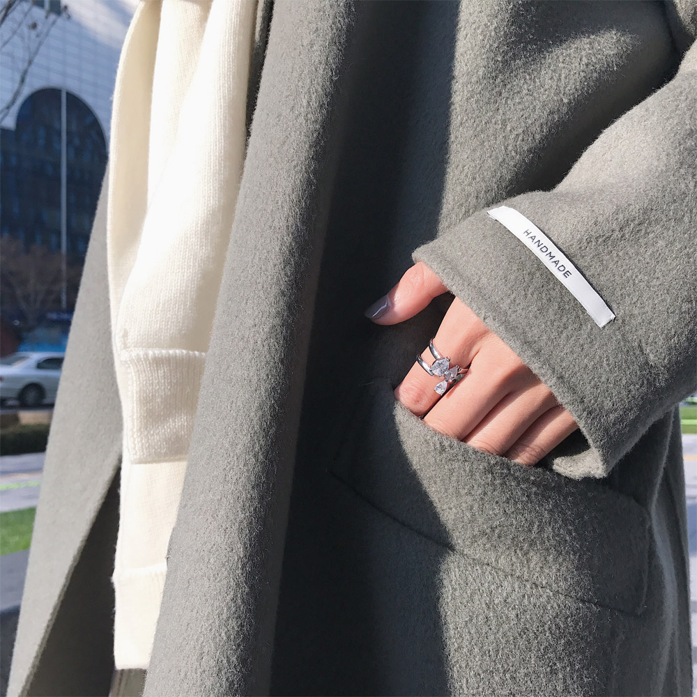 A033不规则锆石戒指