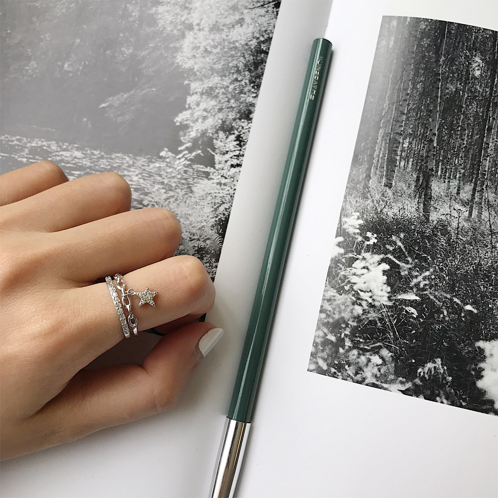 A044星星锆石戒指