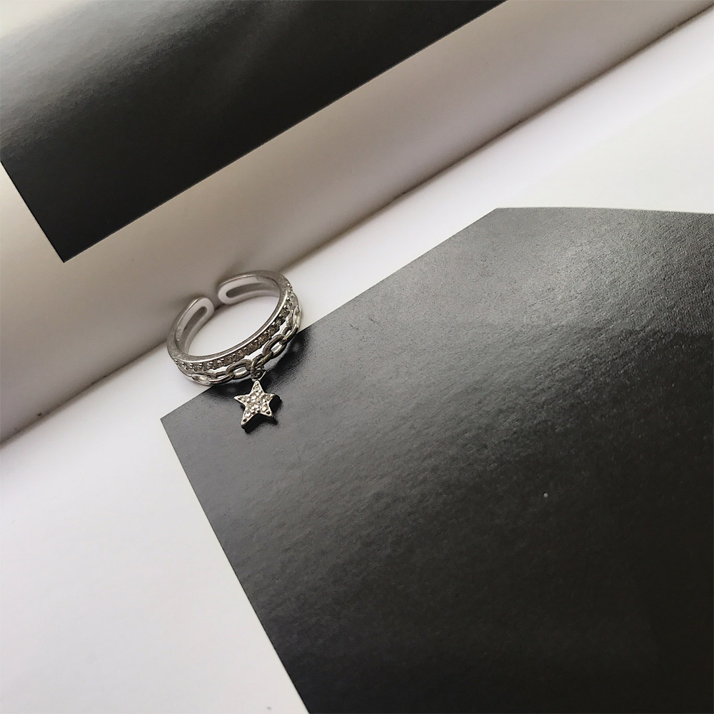 A044星星锆石戒指