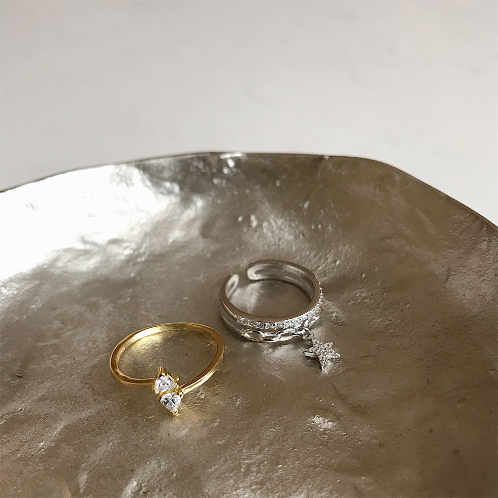 A044星星锆石戒指