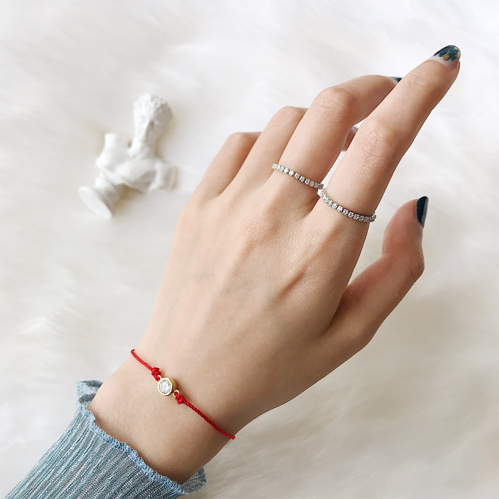 A051锆石软链条戒指