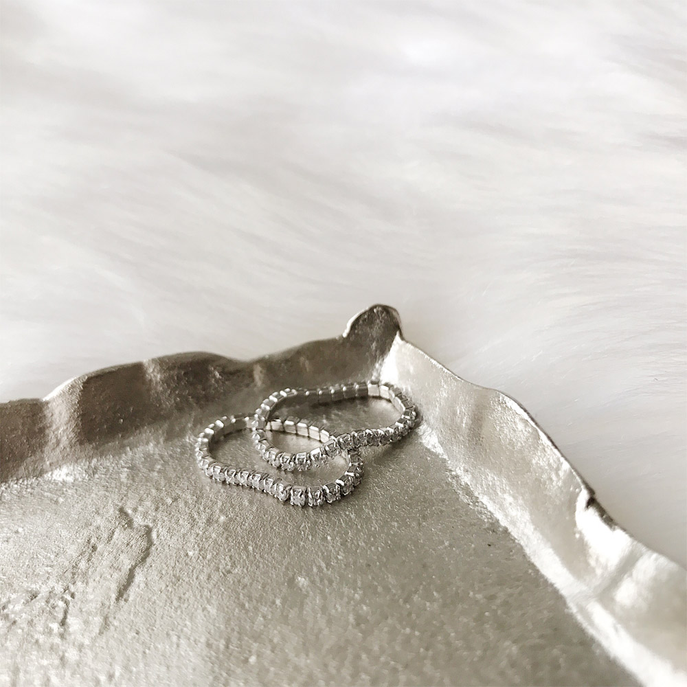 A051锆石软链条戒指