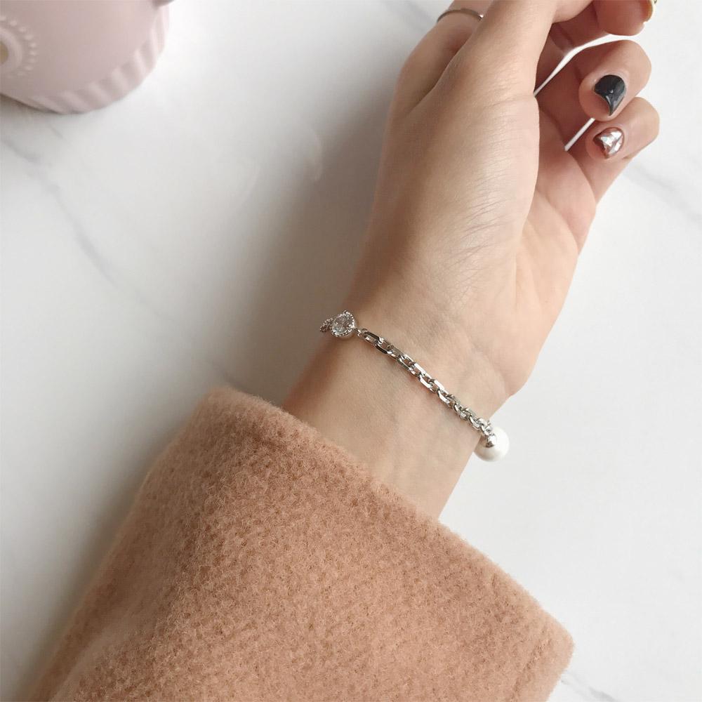 B006贝珠锆石手链