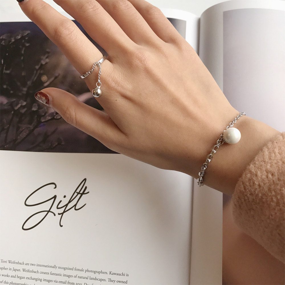 B006贝珠锆石手链