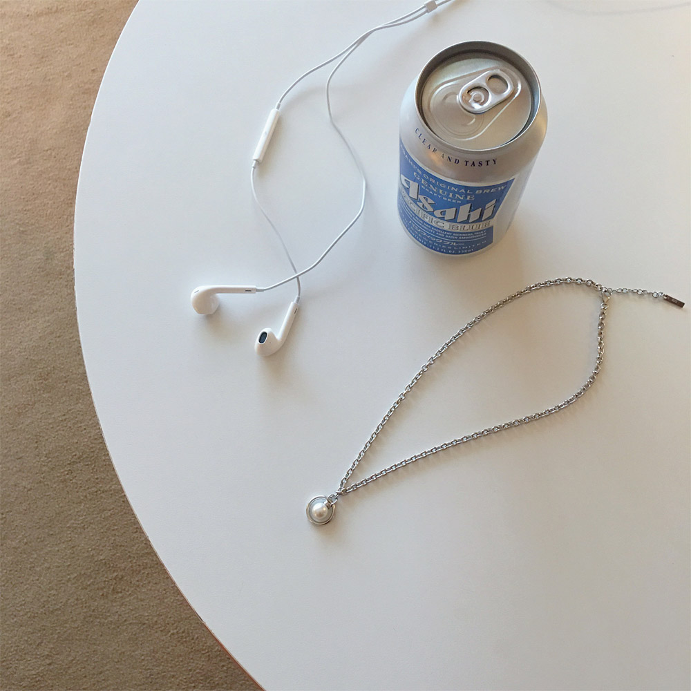 C013贝珠链条项链