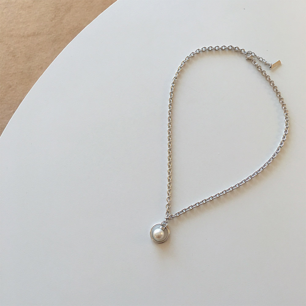 C013贝珠链条项链