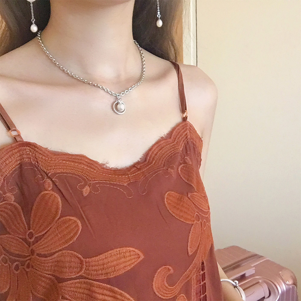 C013贝珠链条项链