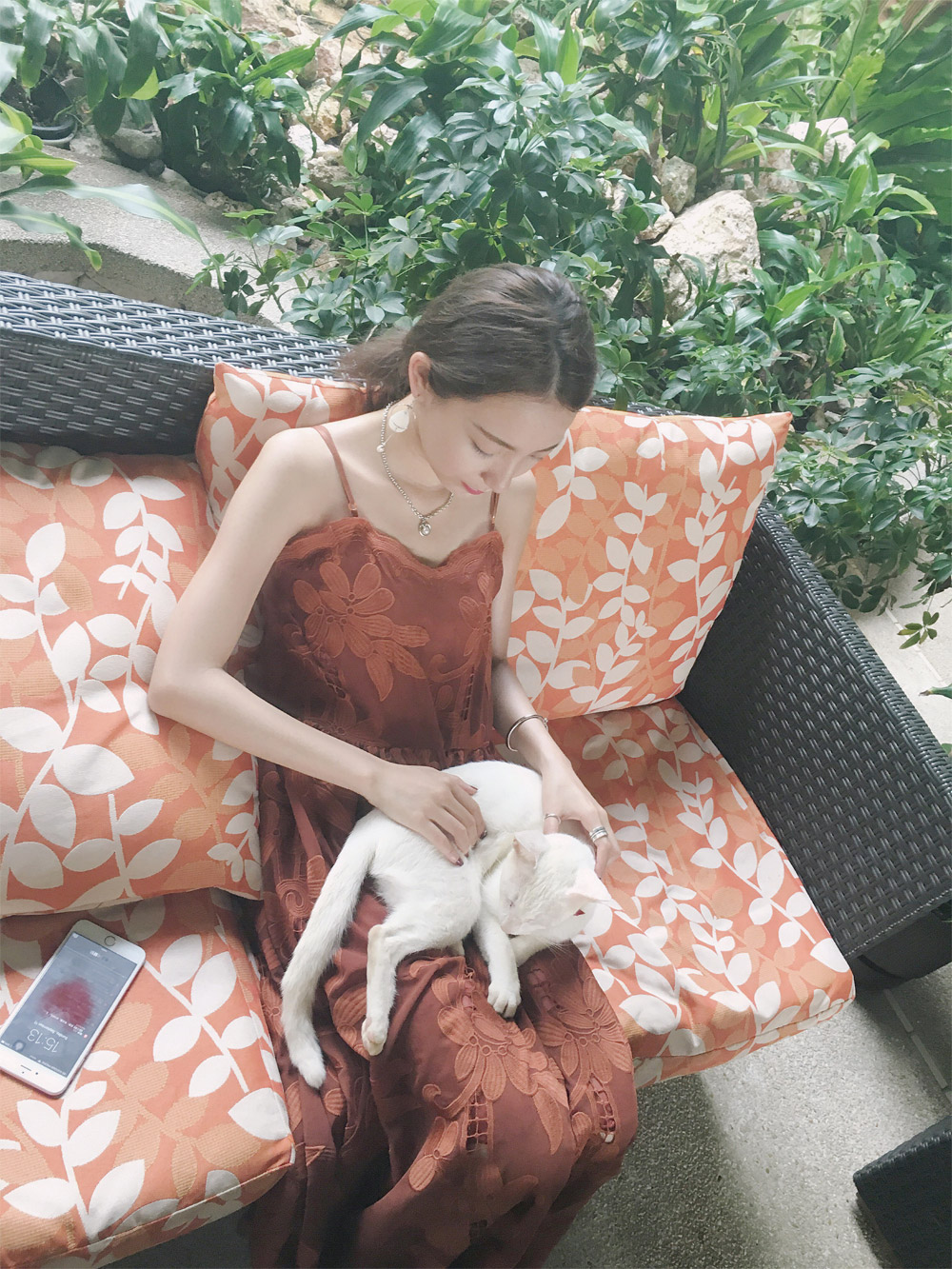 C013贝珠链条项链