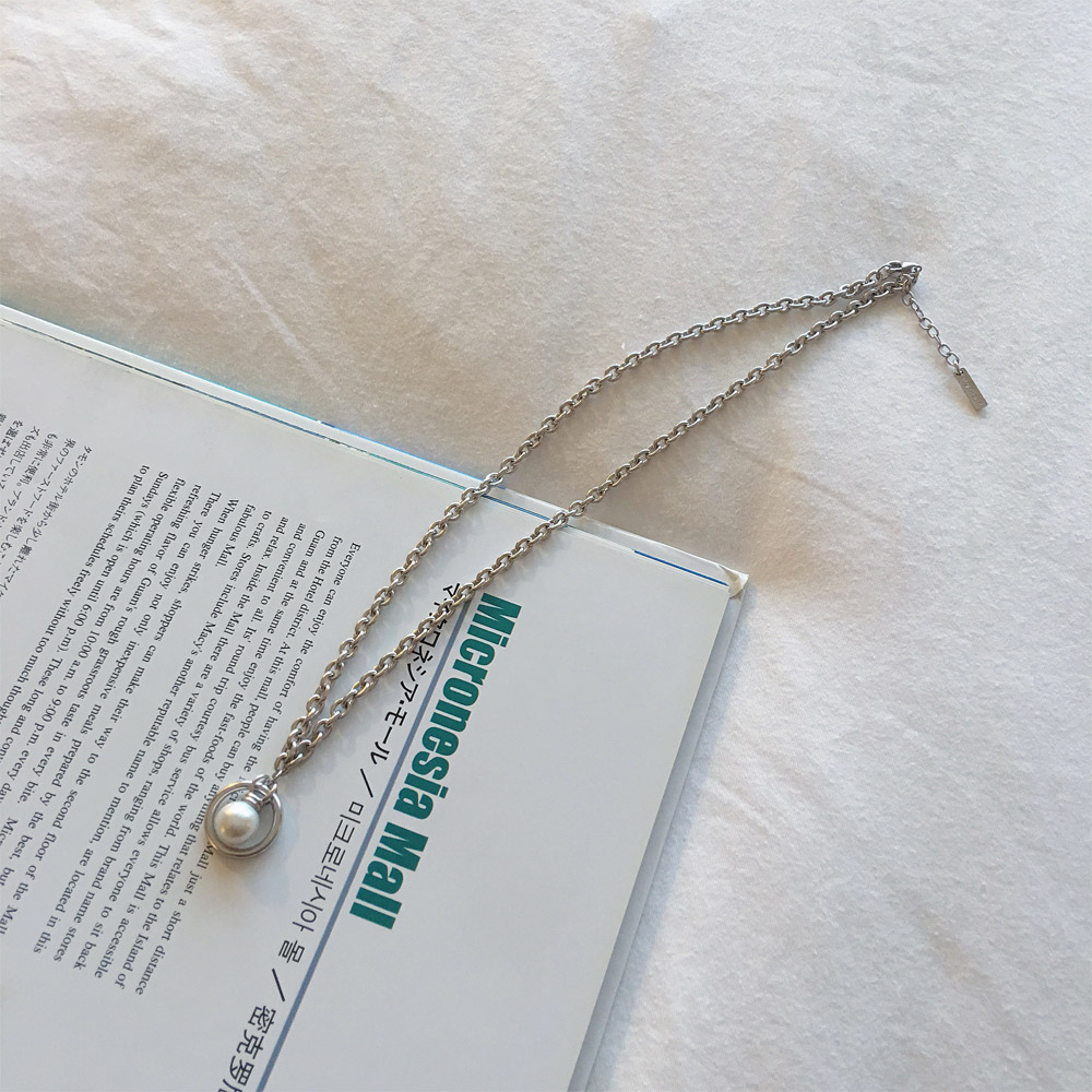 C013贝珠链条项链