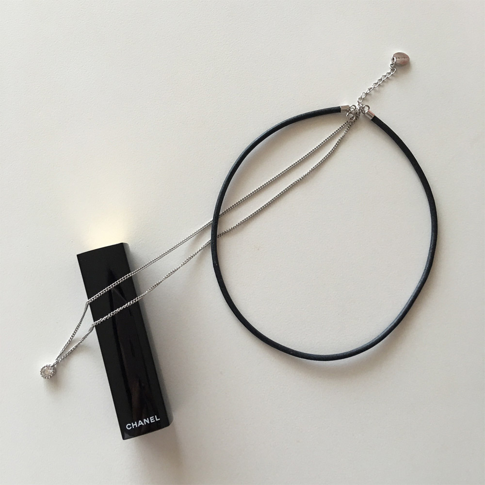 C014锆石真皮choker