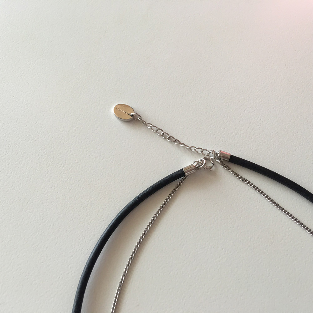 C014锆石真皮choker