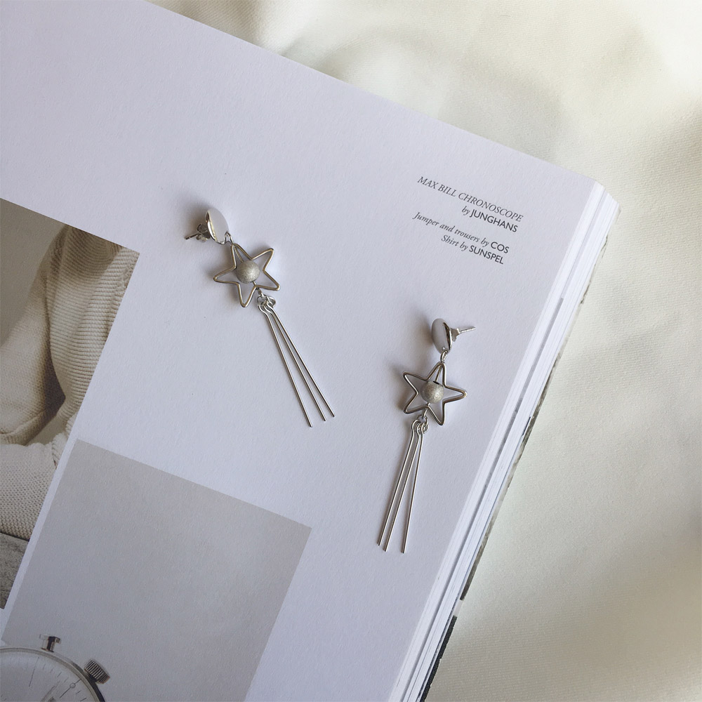 E016星星耳钉