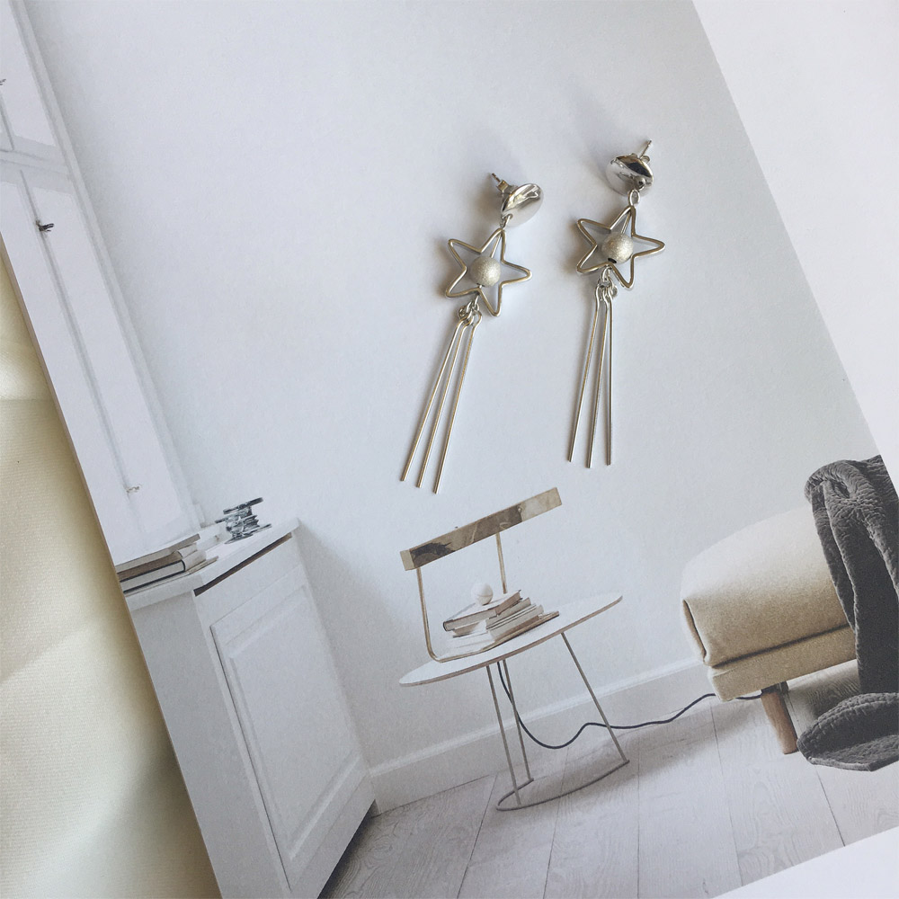 E016星星耳钉