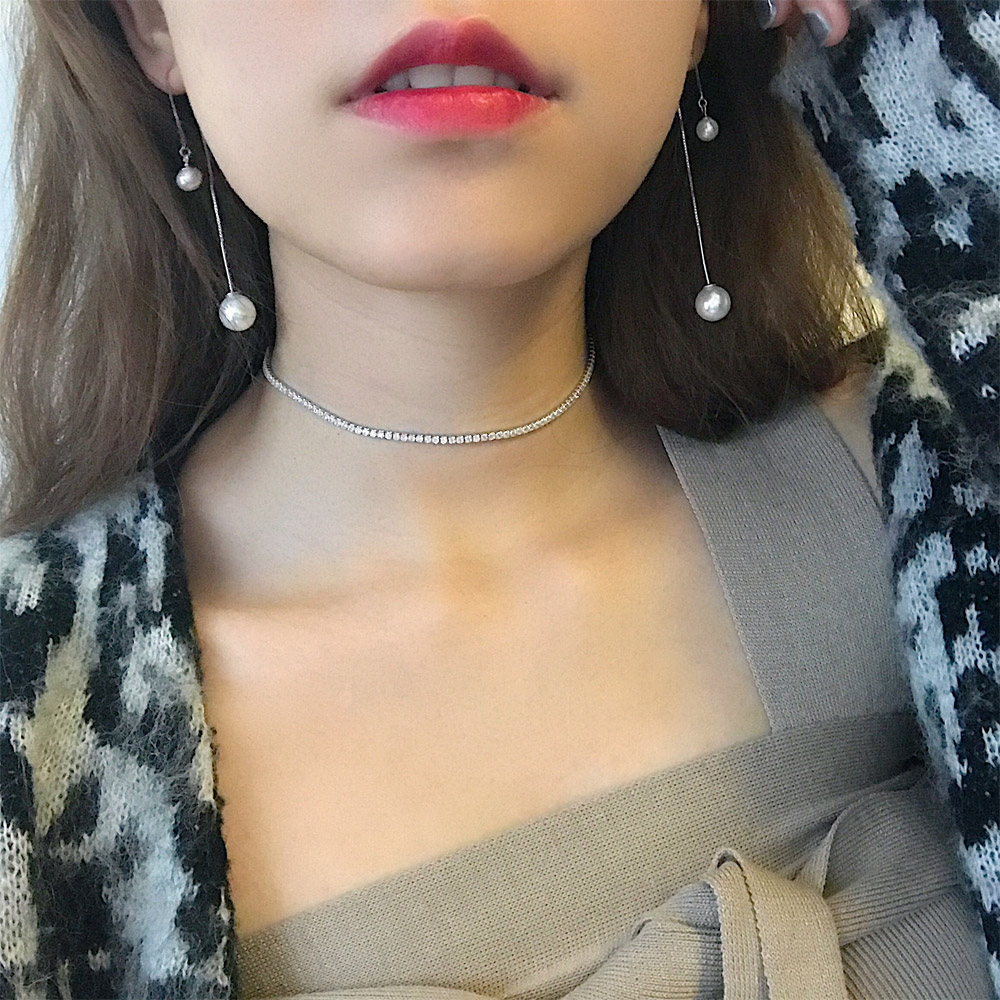 E028大小珍珠耳线