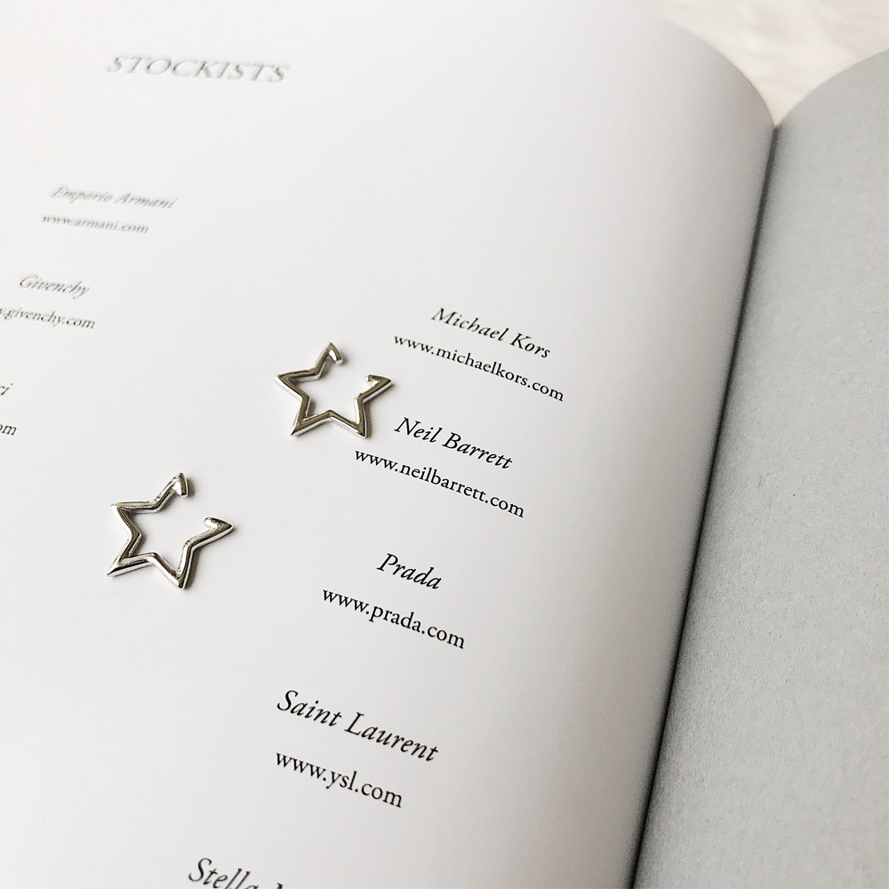 E030爱心星星皇冠耳钉